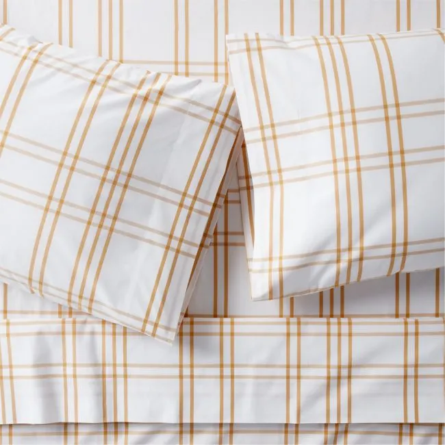 Stax Yellow Cotton Kids Queen Sheet Set