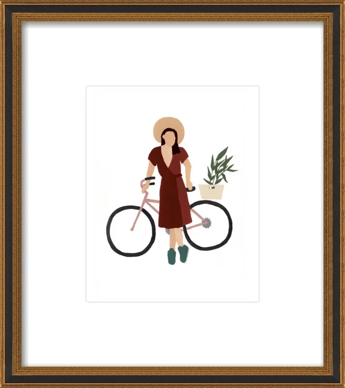 Biking Beauty by Taylor Ann for Artfully Walls