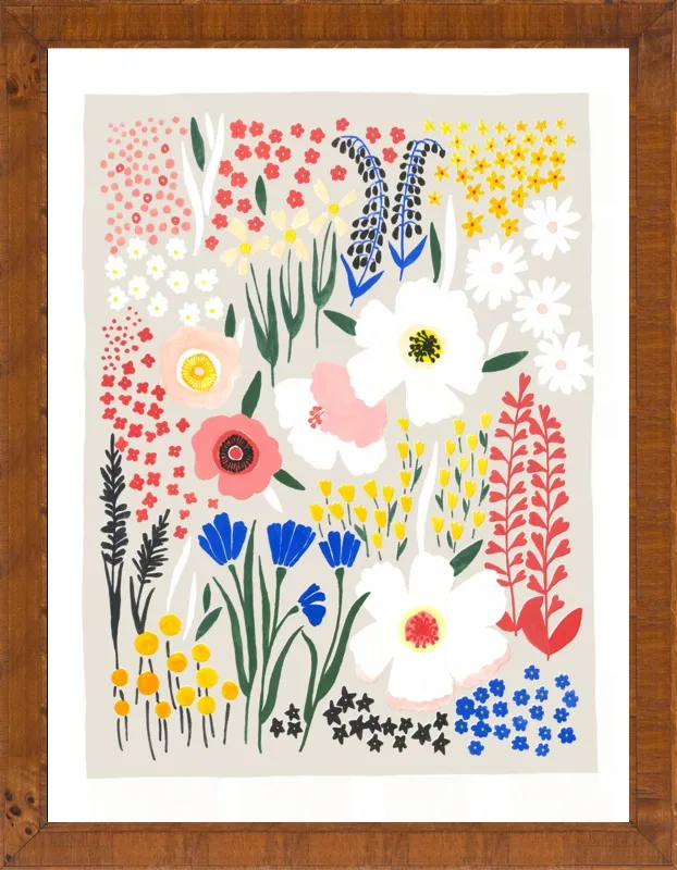 Anemone Garden by Lisa Rupp for Artfully Walls