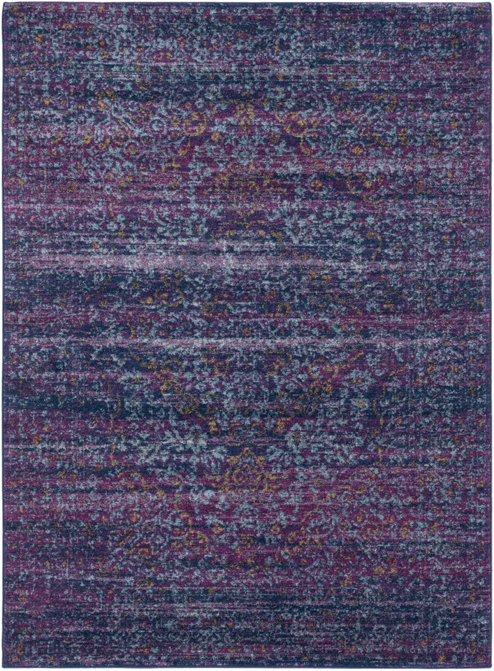 Harput Blue Indoor 2' x 2'11" Machine Woven Rug