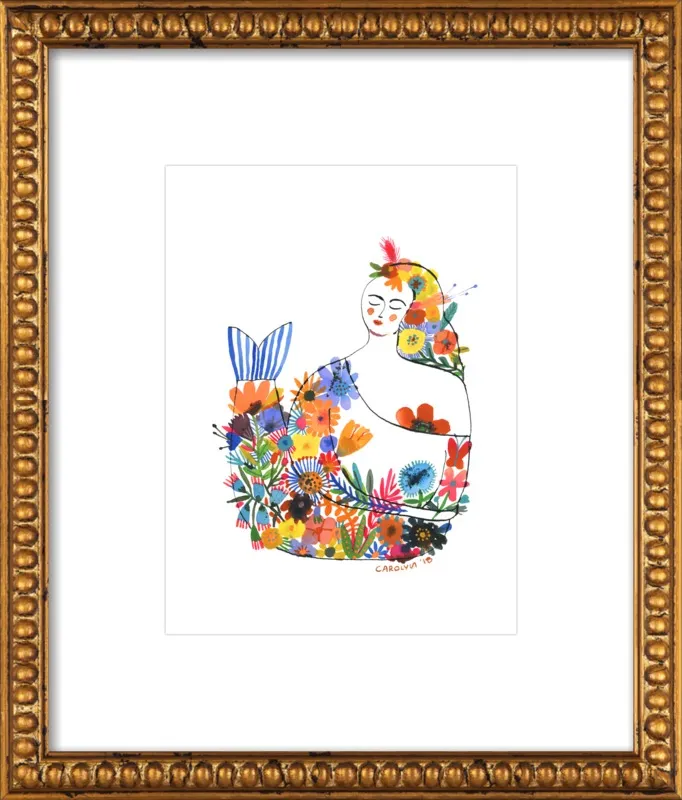 Mermaid by Carolyn Gavin for Artfully Walls