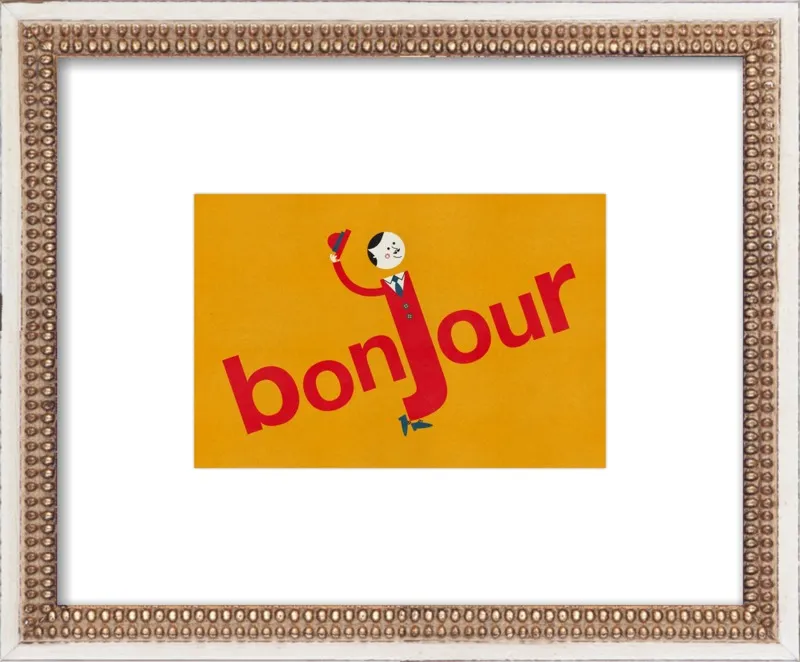 Bonjour by Blanca Gómez for Artfully Walls