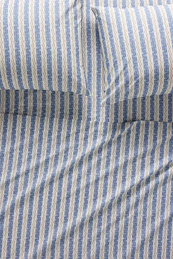 Organic Cotton Sateen Printed Sheet Set