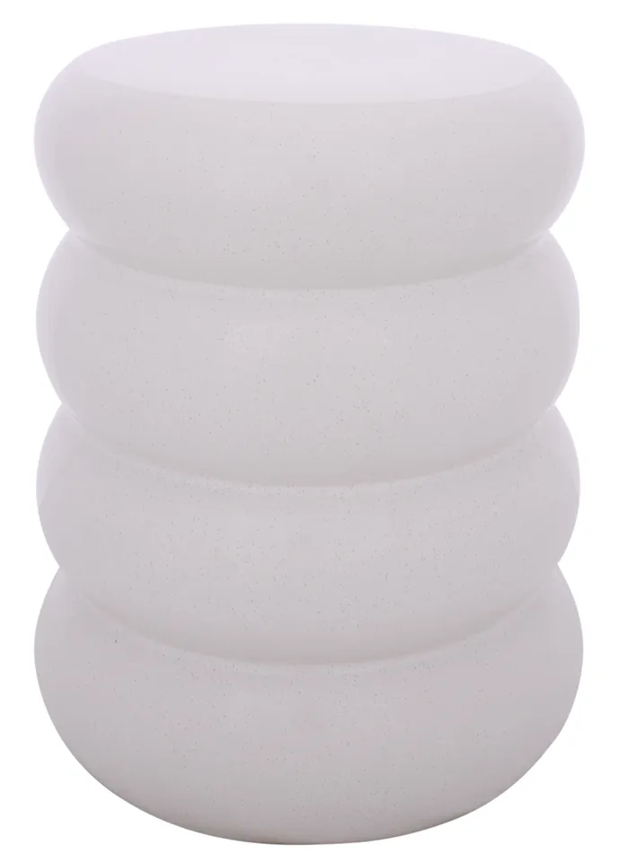 Dylan Garden Stool - Light Cream
