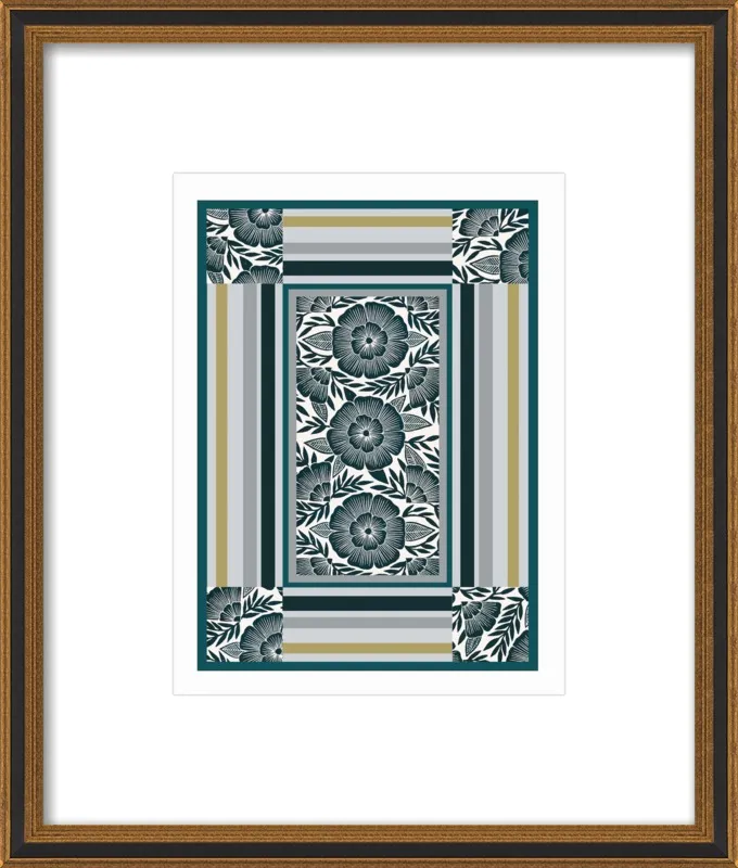 Botanical Frame 1 by Katharine Watson for Artfully Walls