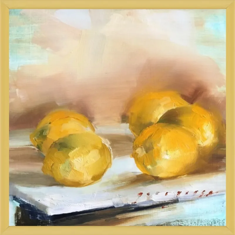 "Lemons" by Georgesse Gomez for Artfully Walls
