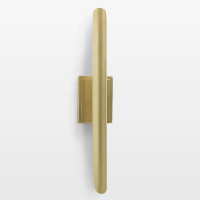 Redford Natural Brass Sconce, 22"