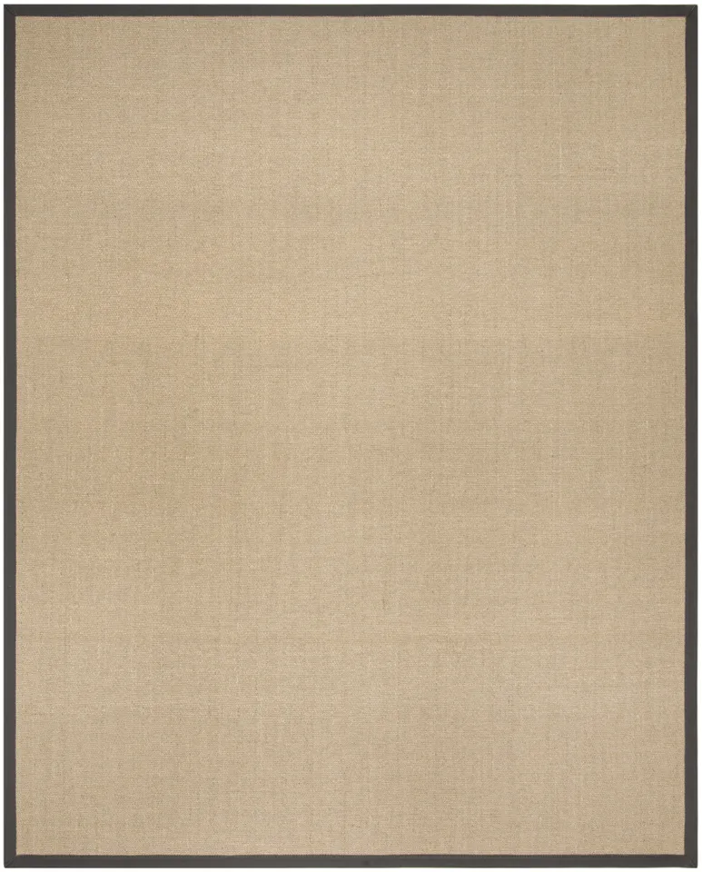 Arlo Home Woven Area Rug, NF134A, Natural/Grey,  8' X 10'