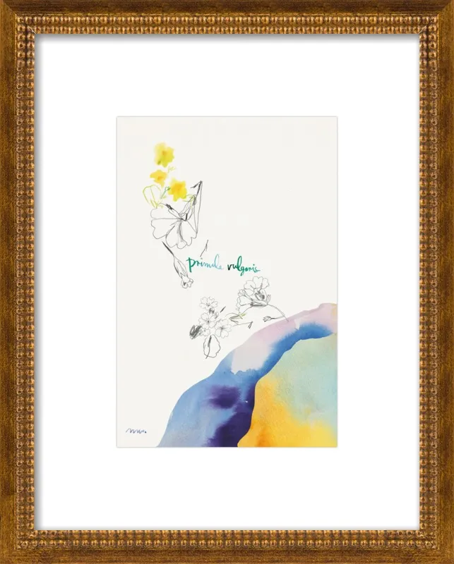 Primula Vulgaris by META WRABER for Artfully Walls