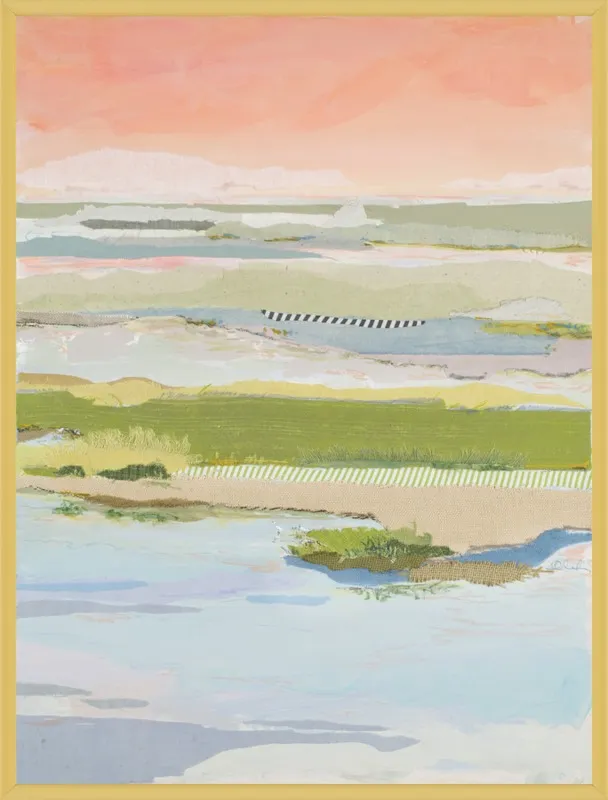 Marsh Blush East by Karin Olah for Artfully Walls