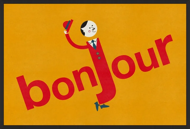 Bonjour by Blanca Gómez for Artfully Walls