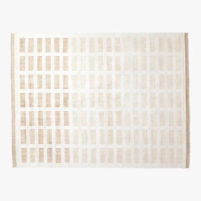 Alize Handloomed Ivory Viscose Area Rug 8'x10'