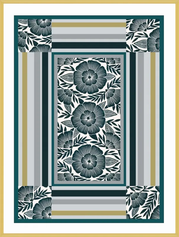 Botanical Frame 1 by Katharine Watson for Artfully Walls