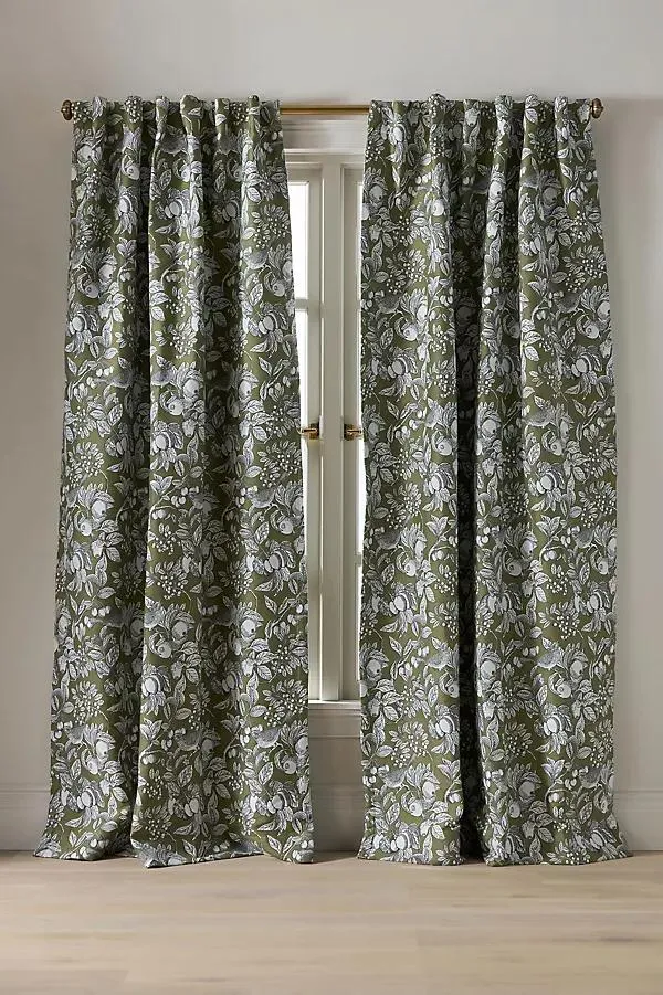 Jacquard Bird Curtain