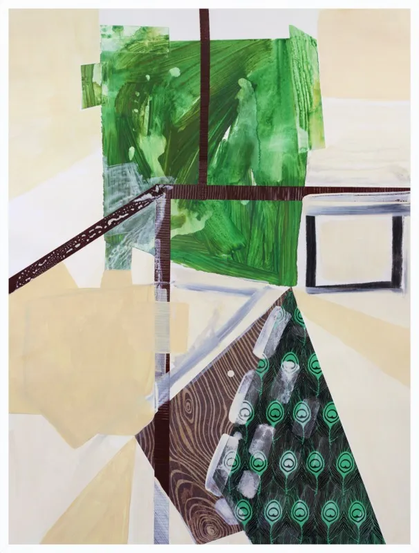 Abstract Study (trail map) by Pamela Staker for Artfully Walls
