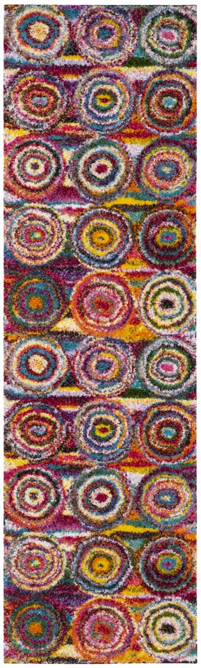 Arlo Home Woven Area Rug, FSG359M, Multi,  2' 3" X 6'