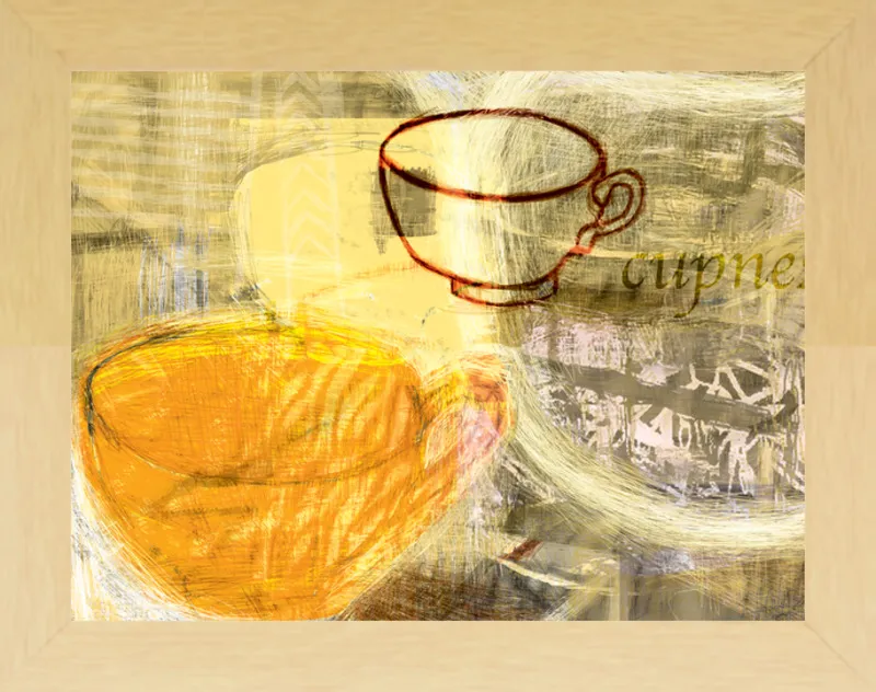 Still Life with Cups by Carmel Kushnir for Artfully Walls