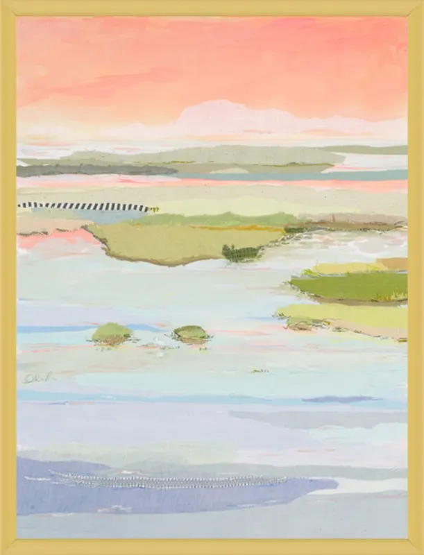 Marsh Blush West by Karin Olah for Artfully Walls