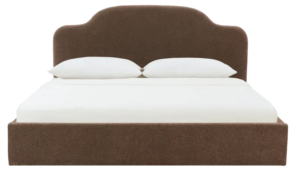 Safavieh Couture Marcelline Chenille Bed, Dark Brown, Queen