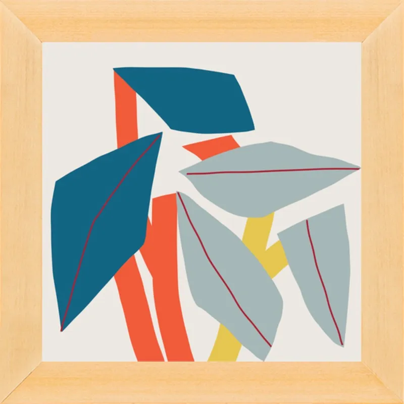 Colourful leaves by Jessica Nielsen for Artfully Walls