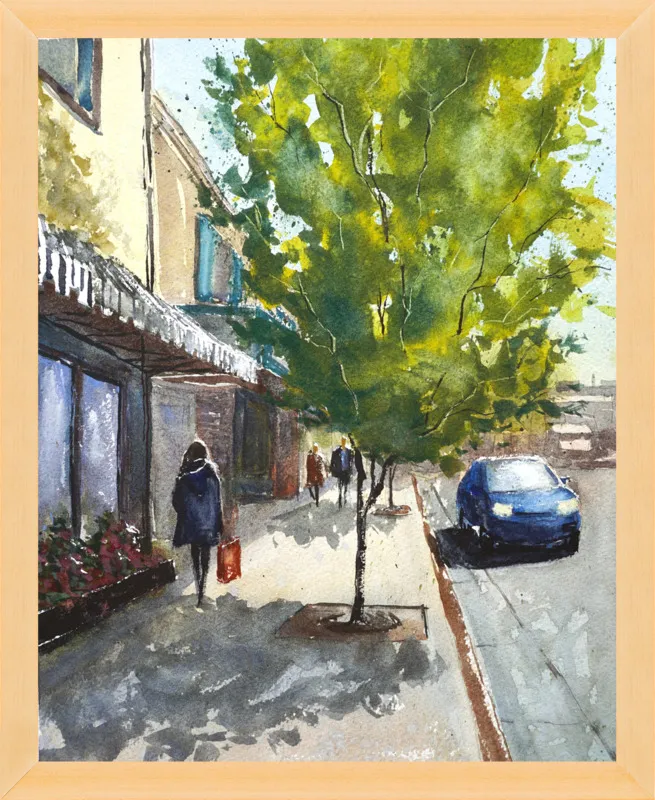 Shops in Laguna by Lauren Dusing for Artfully Walls