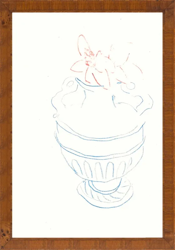 Sevres vase by Shanti Shea An for Artfully Walls