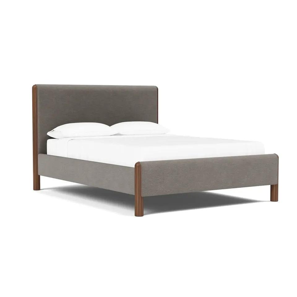 The Citizenry Laurel Bed with Low Footboard | California King | Brown