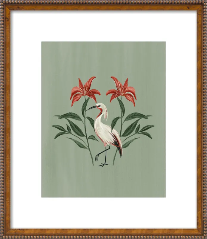 Tropical Crane by Nancy Noreth for Artfully Walls