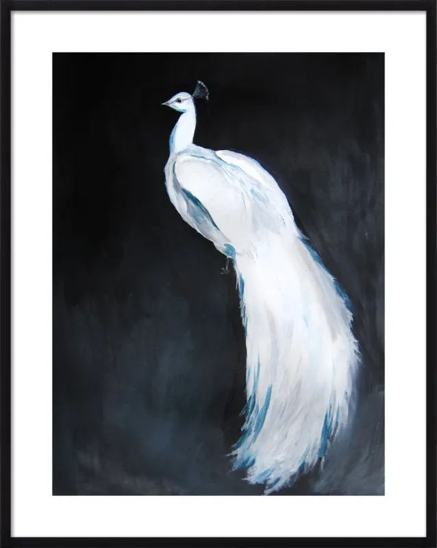 White Peacock II by Christine Lindstrom for Artfully Walls