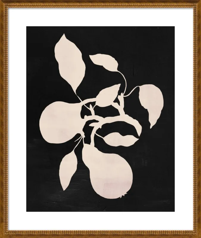 pears black and white by Ruti Shaashua for Artfully Walls