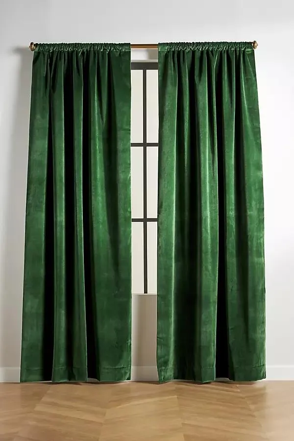 Matte Velvet Blackout Curtain