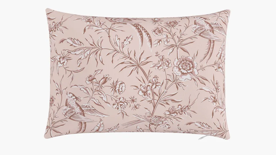 Throw Pillow 14" x 20", Blush Aviary, 14" x 20"