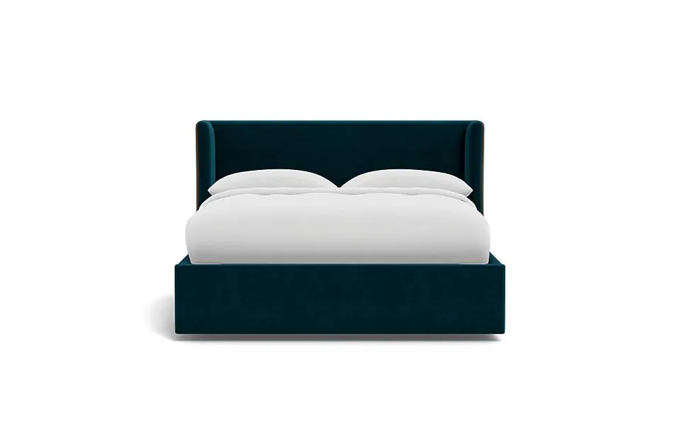 Graham Upholstered Bed with Contrast Piping and Storage Option