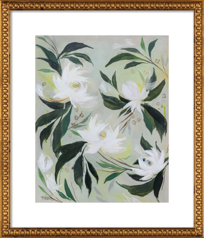 White Gardenia by Rachel Roe for Artfully Walls