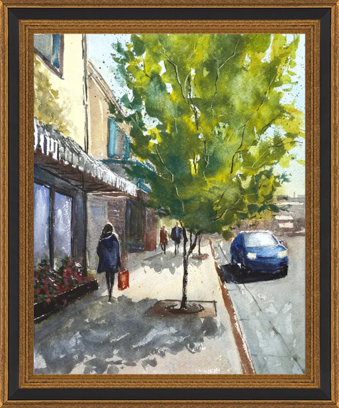 Shops in Laguna by Lauren Dusing for Artfully Walls