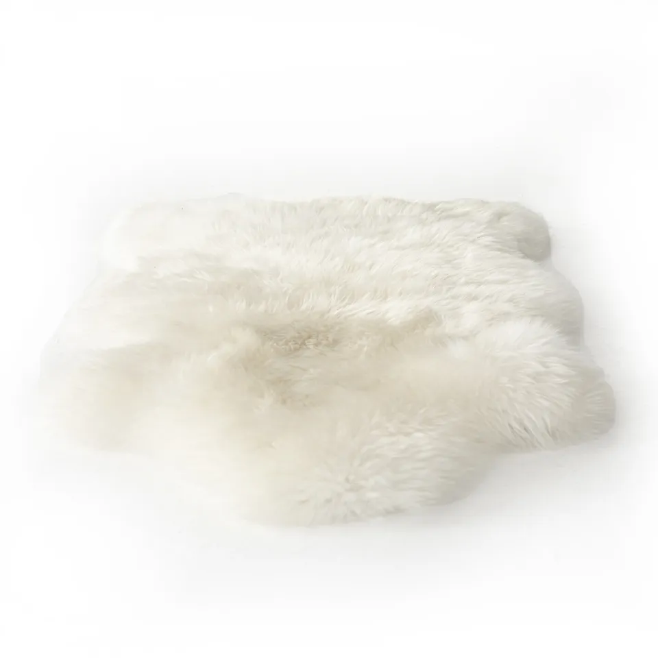 Lalo Lambskin Throw - White Lambskin