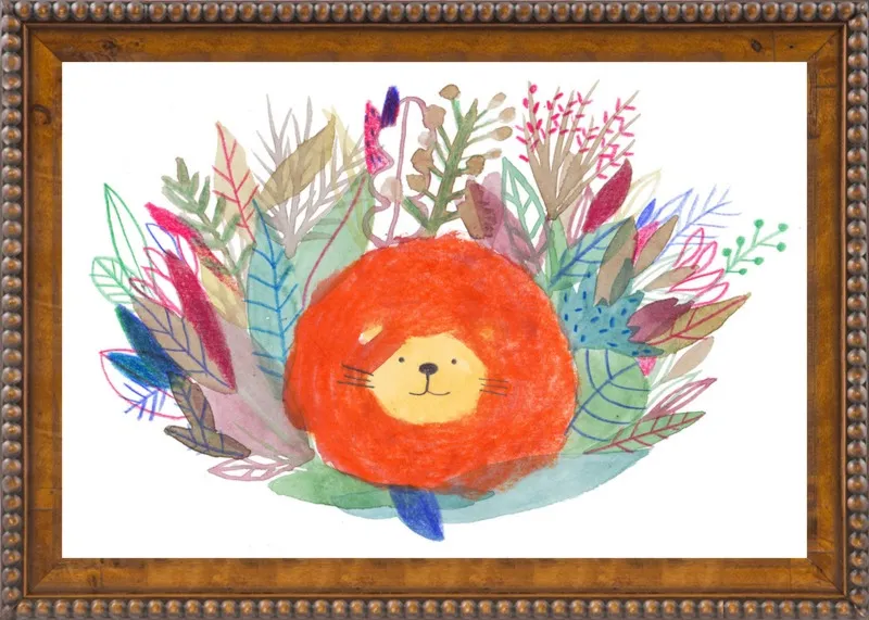 Lion by Marion Barraud for Artfully Walls