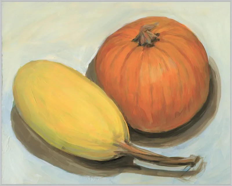 Pumpkin and Squash by Carrie Arnold for Artfully Walls