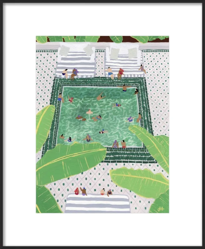 Green Riad by Joanne Ho for Artfully Walls
