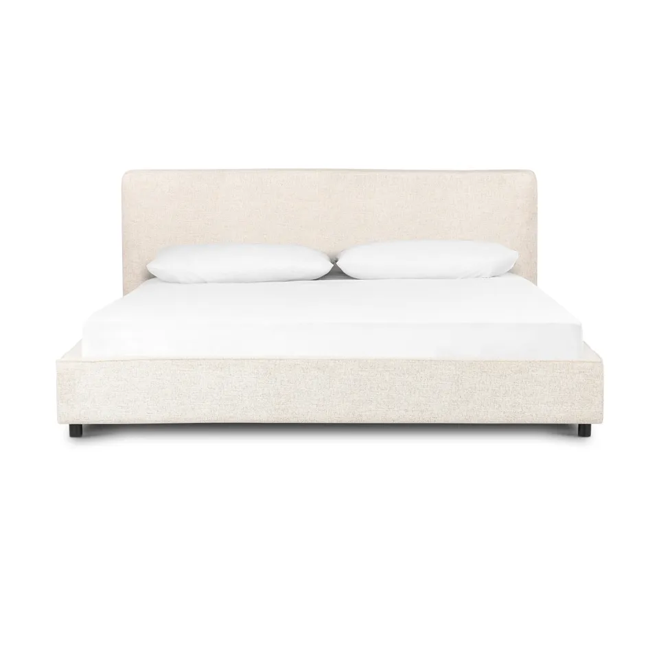 Aidan Bed-Plushtone Linen-Queen
