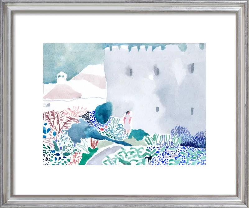 Castle Flowers by Charlotte Ager for Artfully Walls