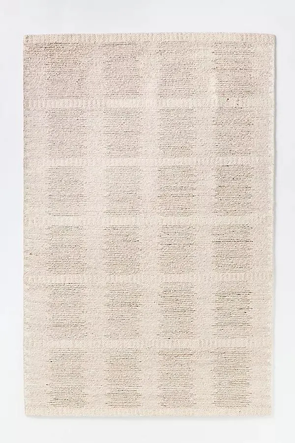 Jeremiah Brent Hand-Knotted Geometric Wool Blend Rug