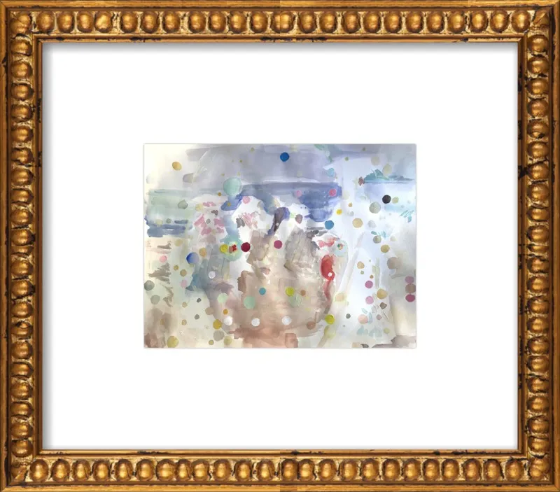 Beach scene (from memory)  by Hannah Dean for Artfully Walls