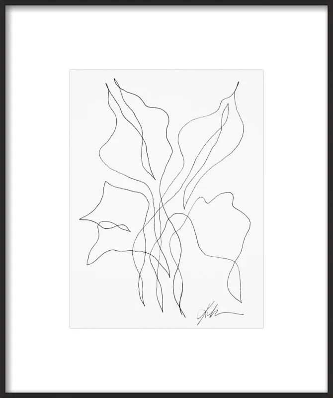 Ink Botanical 2 by Kellie Lawler for Artfully Walls