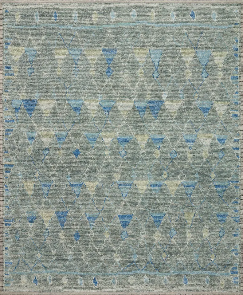 Loloi Anissa Blue / Sage 2'-6" x 8'-6"