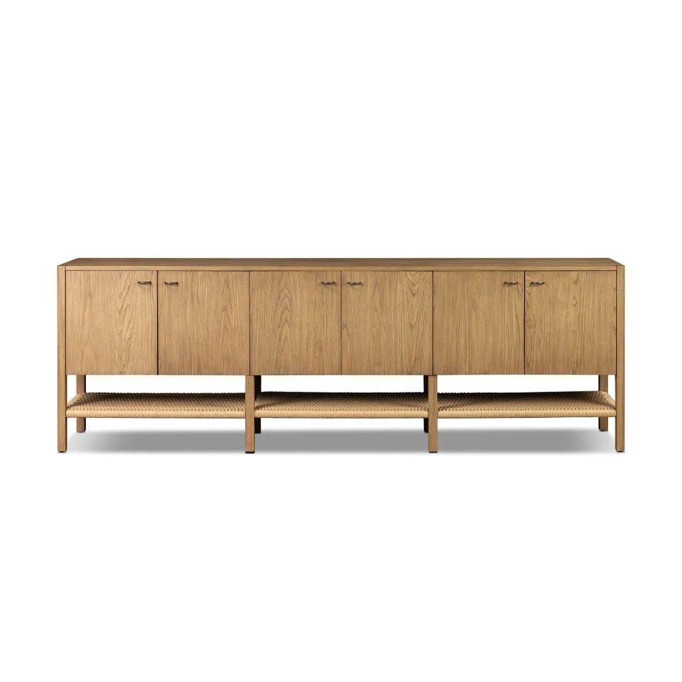 Zuma 6 Door Sideboard - Dune Ash Veneer