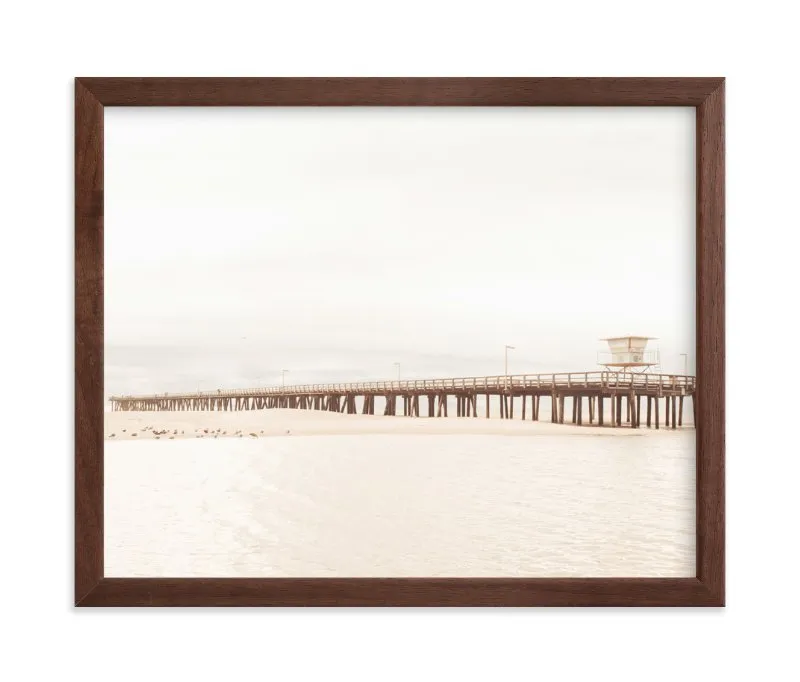 Stormy Pier Limited Edition Fine Art Print