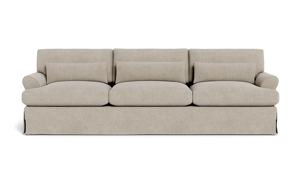 Maxwell Slipcovered 3-Seat Sofa by Apartment Therapy
