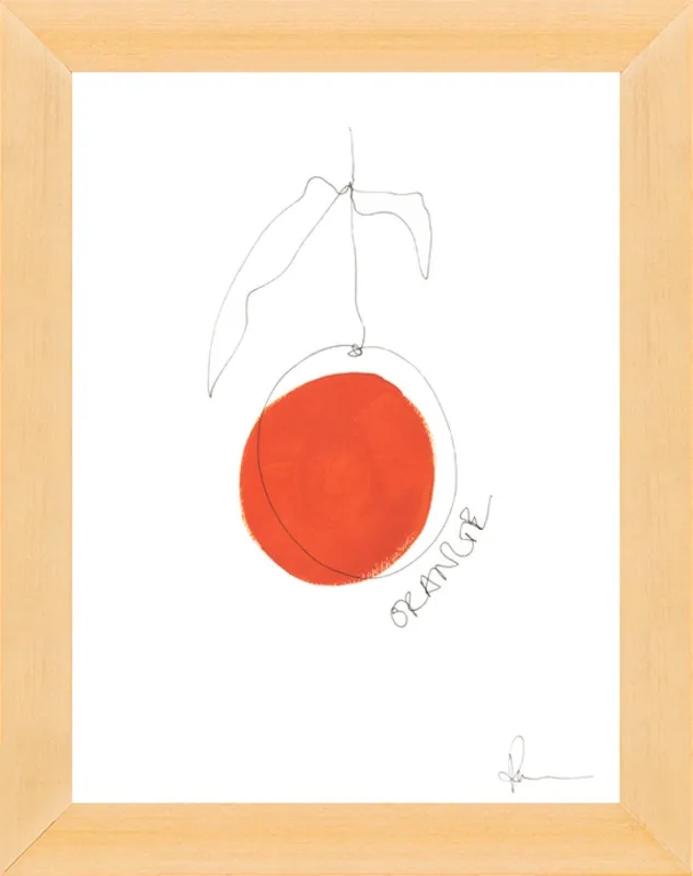 Orange by Polly Mann for Artfully Walls