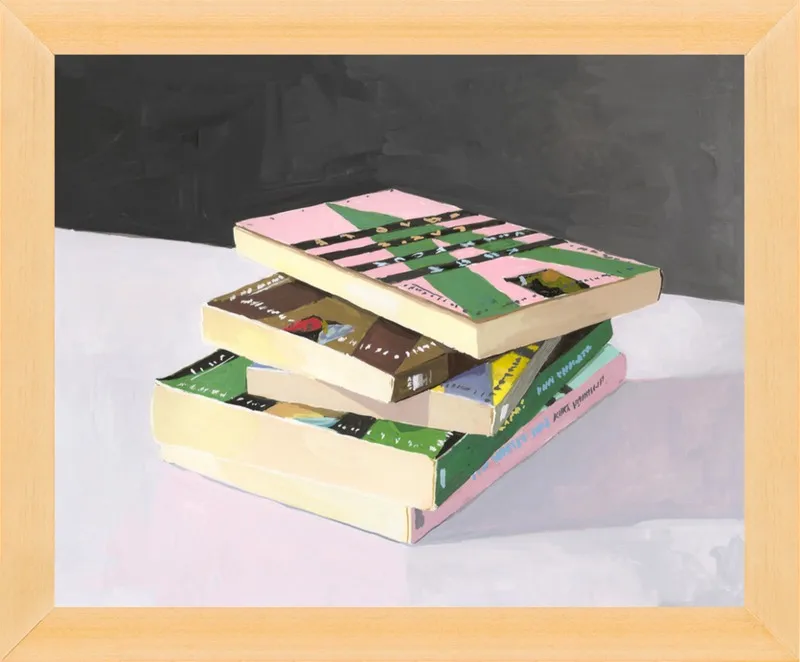 Vonnegut Stack by Elizabeth Mayville for Artfully Walls